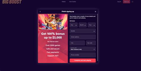 BigBoost Casino Review .
